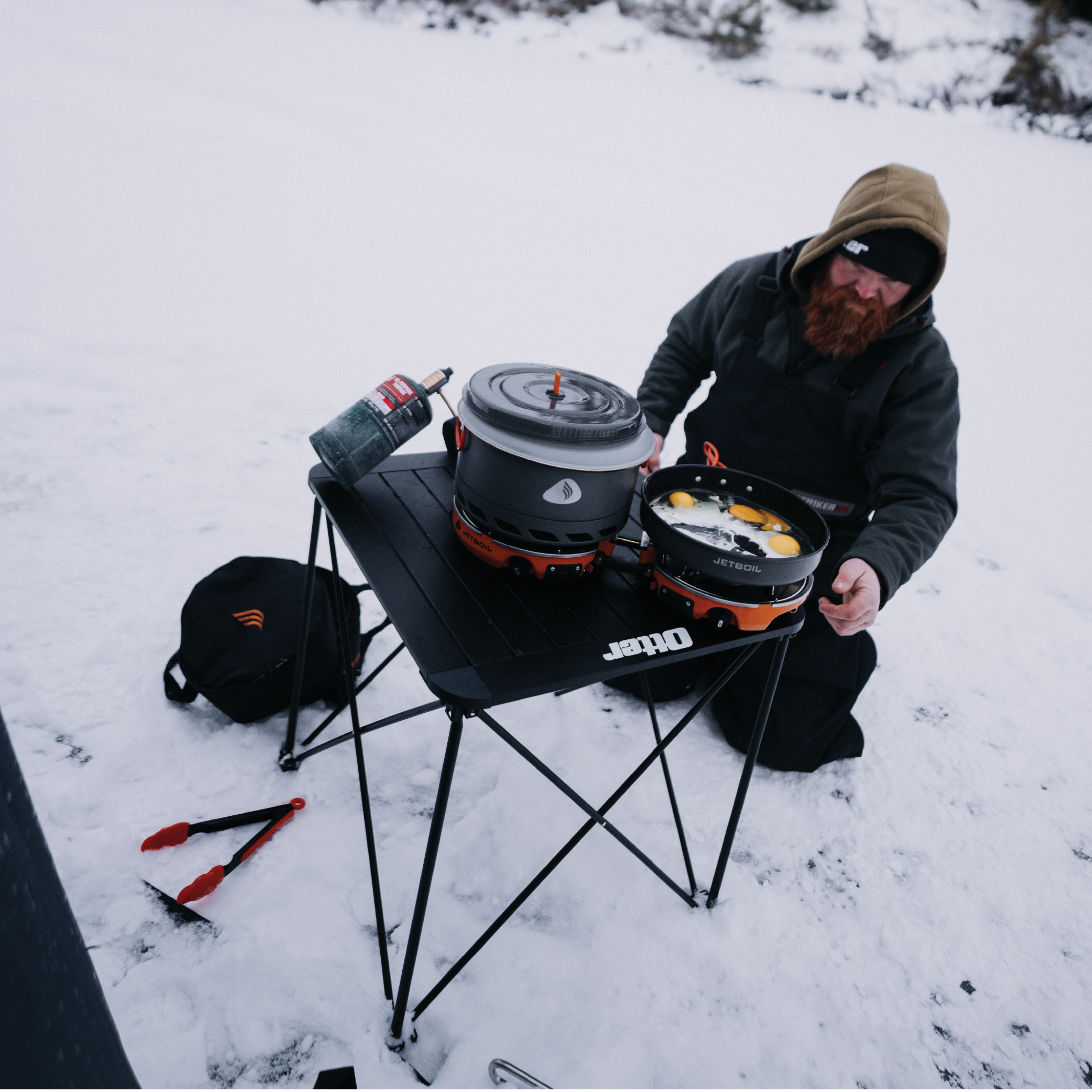 Otter Outdoors Deluxe Aluminum Roll Top Table